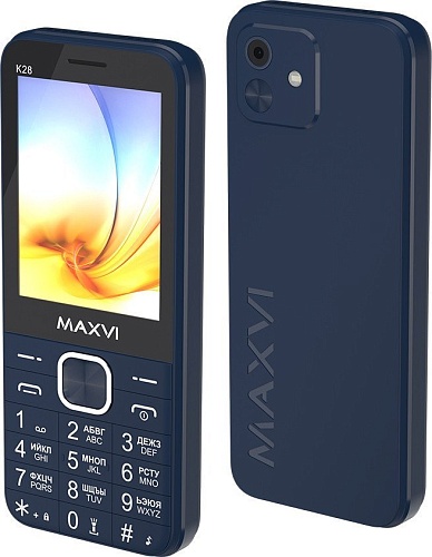 Телефон Maxvi K28 (синий)