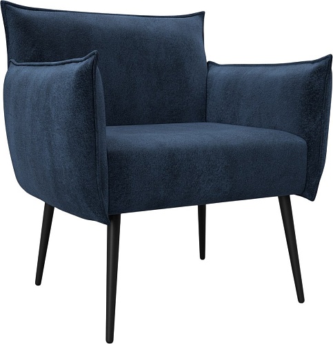 Интерьерное кресло Лига диванов Лига-083 132319 (велюр Tower 13 синий)
