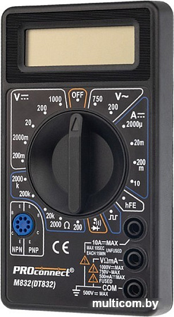 Мультиметр PROconnect M832 (DT832)