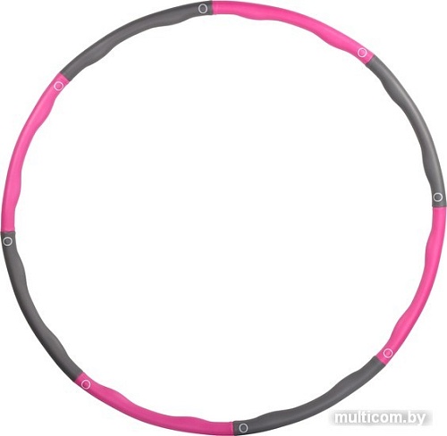 Массажный обруч Indigo IN301 (розовый/серый)