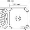 Кухонная мойка Ledeme L67549-R