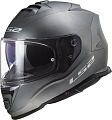 Мотошлем LS2 FF800 Storm II Solid (2XL, матовый серый)