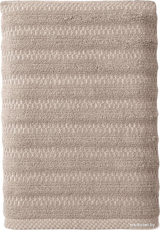 Полотенце Verossa Wave&pixels 50x90 (кофе/белый)