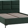 Кровать Трия Делана Тип 1 с подъемным механизмом 160x200 (велюр Confetti Deep forest)