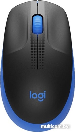 Мышь Logitech M190 (черный/синий)