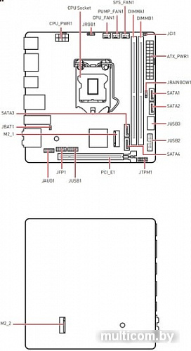 Материнская плата MSI MPG B460I Gaming Edge WiFi