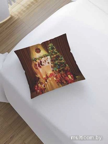 Чехол на подушку JoyArty Праздничный уют sl_20077