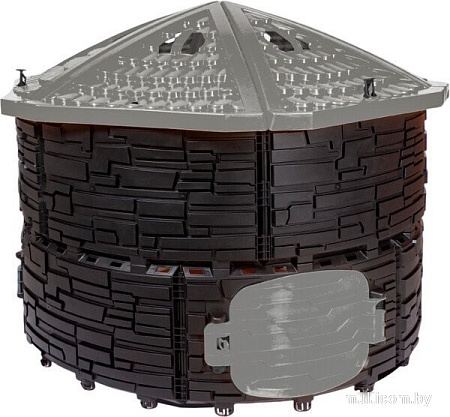 Компостер ВПМ Усиленный 6199373 (780 л, черный/серый)