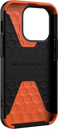 Чехол для телефона Uag для iPhone 14 Pro Civilian Black 114042114040