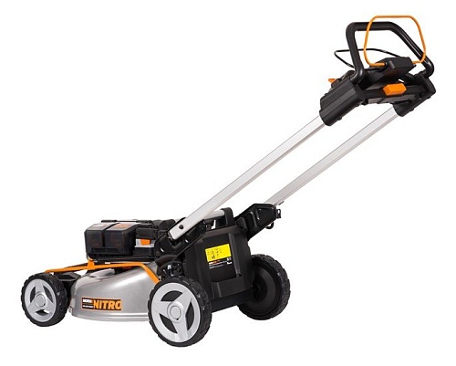 Газонокосилка Worx WG761E (с 4-мя АКБ)