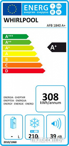 Морозильник Whirlpool AFB 1840 A+