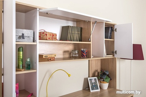 Стол Mobi Комфорт 12.95 (дуб сонома/белый PE шагрень)