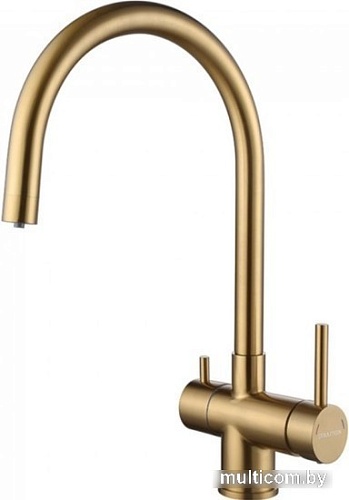 Смеситель Paulmark Heller He213218-BG (брашированное золото)