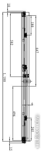 Душевой уголок Omnires Soho CLP12X+CLR90X