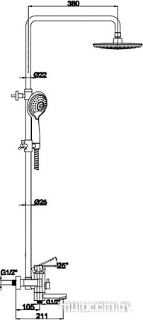 Душевая система Kaiser SX 2060-1