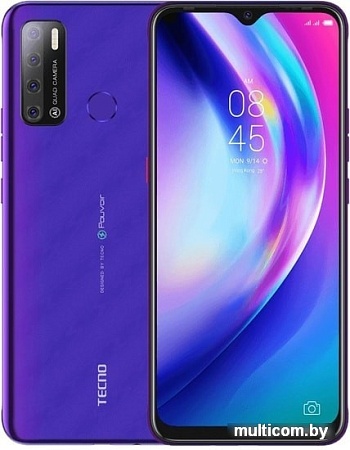 Смартфон Tecno Pouvoir 4 (фиолетовый)