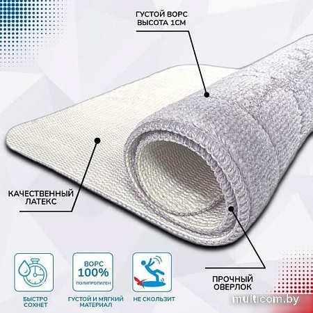 Коврик для ванной Shahintex РР 50x80 (темно-синий)