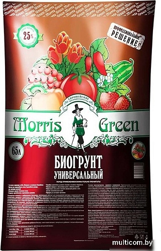 Грунт Morris Green Универсальный с биогумусом (65 л)