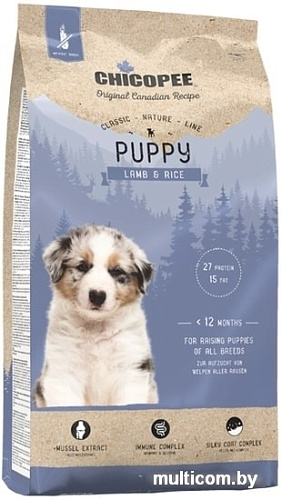 Сухой корм для собак Chicopee CNL Puppy Lamb & Rice 2 кг