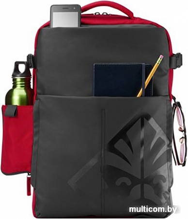Рюкзак HP Omen Gaming Backpack 17.3" (черный/красный)