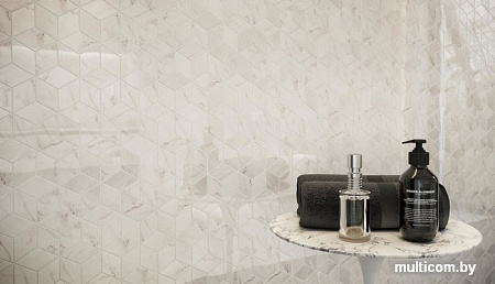 Керамическая плитка Opoczno Carrara Pulpis Mosaic White 890x290 OD001-022