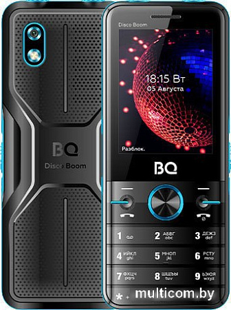 Кнопочный телефон BQ-Mobile BQ-2842 Disco Boom (бирюзовый)