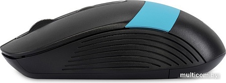 Мышь Oklick 310MW (черный/голубой)
