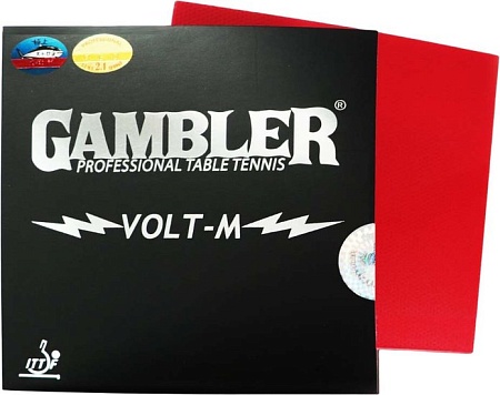 Накладка на ракетку Gambler Volt M GCP-4 (красный)