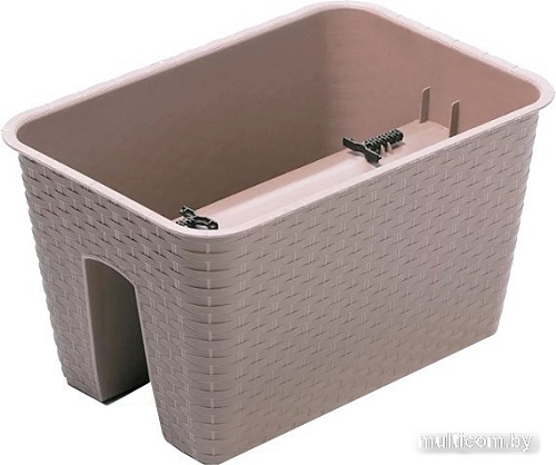 Кашпо Prosperplast Ratolla Square DRLB400-7529U (мокко)
