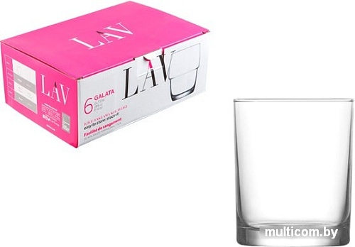 Набор стаканов для воды и напитков LAV Liberty LV-LBR316F