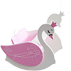 Стульчик для кукол Leader Toys Shining Crown для кормления Изящный лебедь 71220 (розовый)