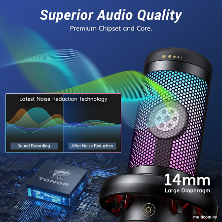 Проводной микрофон Tonor TC310+ (черный)
