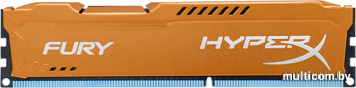 Оперативная память Kingston HyperX Fury Blue 8GB DDR3 PC3-14900 (HX318C10F/8)