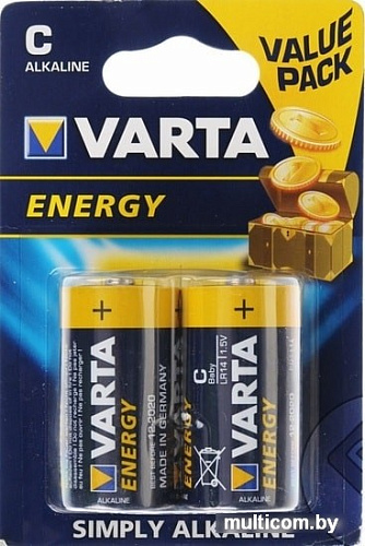 Батарейки Varta Energy C 2 шт.