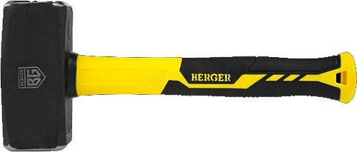 Кувалда Berger Кованая 2кг BG1518 (фиберглассовая рукоятка)