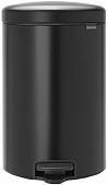 Brabantia Pedal Bin NewIcon 20 л (черный матовый)