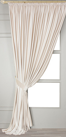 Штора Mio Tesoro Velvet 1.5x2.7 м (кремовый)
