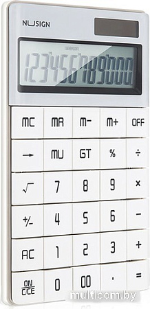 Калькулятор Deli Nusign ENS041 (белый)