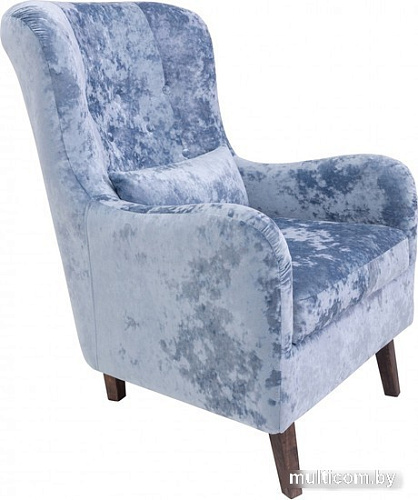 Интерьерное кресло Krones Калипсо (велюр голубой перламутр)