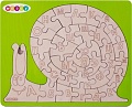 Мозаика/пазл Woody Умная улитка. Планшет 02666