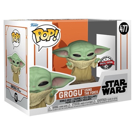 Funko Bobble Star Wars ATG Mandalorian Grogu Using The Force 55625