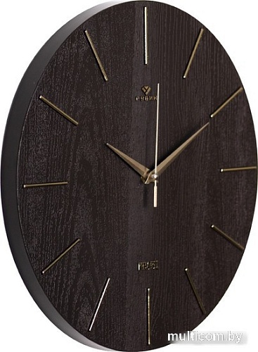 Настенные часы Рубин Классика 3020-001 (коричневый/золотистый)