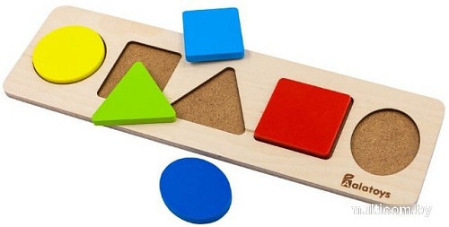 Головоломка Alatoys Рамка-вкладыш. Фигуры ПЗЛ1025