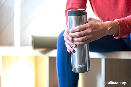 Термокружка Klean Kanteen TKWide Cafe Cap Brushed Stainless 1008322 592 мл