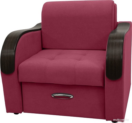 Кресло Сириус Лидер-1 НПБ 105x110 (Eva 16 велюр темно-красный)