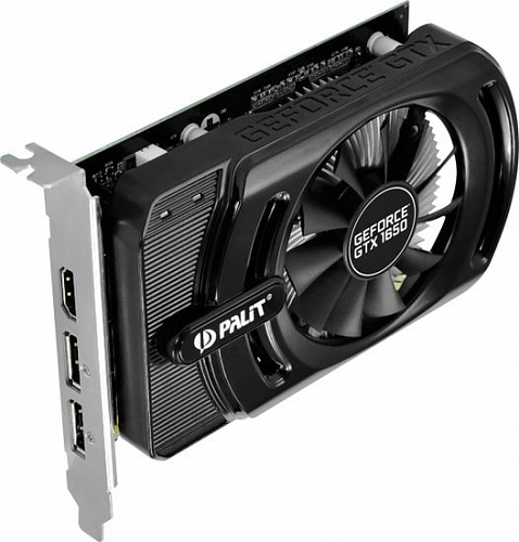 Видеокарта Palit GeForce GTX 1650 StormX OC+ 4GB GDDR5 NE51650S1BG1-1170F