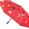 Складной зонт RST Umbrella Цветы 3202A (красный)