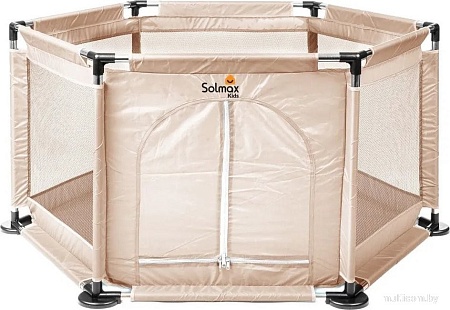Игровой манеж Solmax&Kids ZV97982 (бежевый)