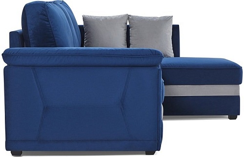 Угловой диван PirroGroup Консул угловой (правый, велюр, velvet blue)