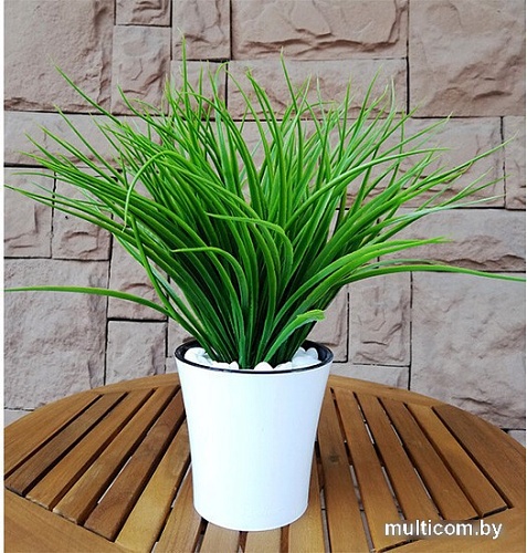Искусственное растение Forgarden Осока в белом горшке BN10629 38 см